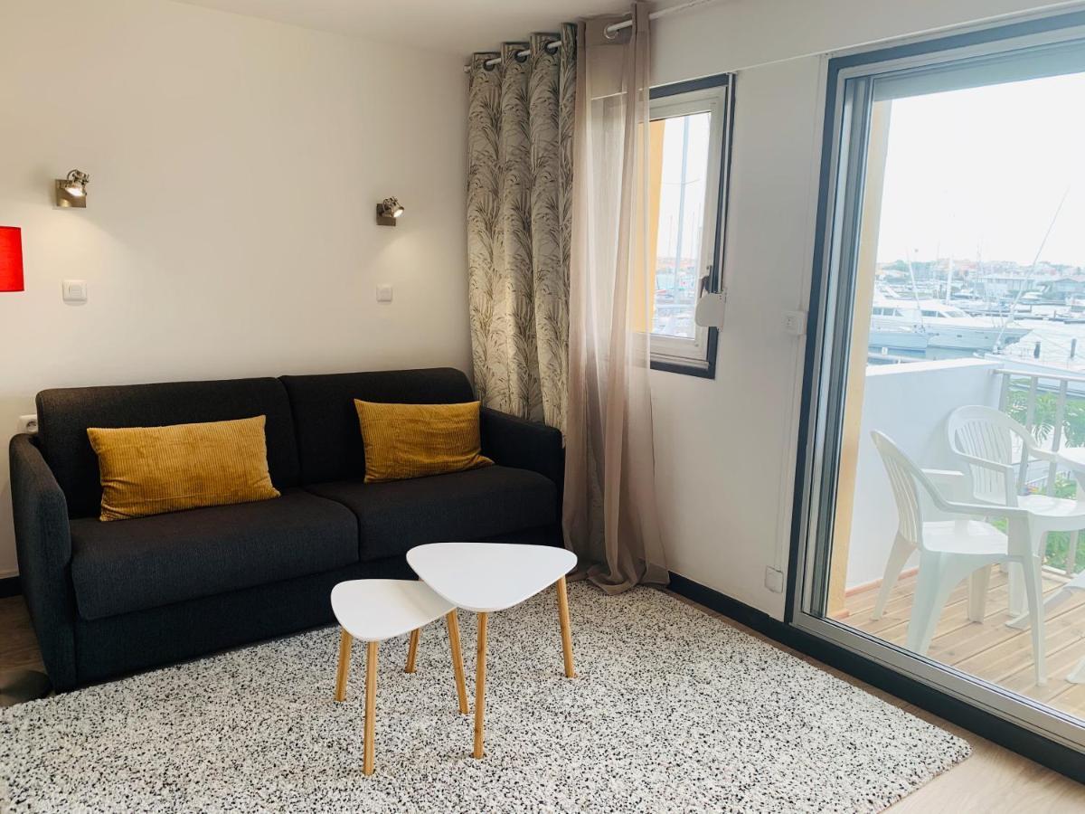 Appartement 1Ere Ligne Vue Port Avec Balcon, Piscine Agde Exteriör bild